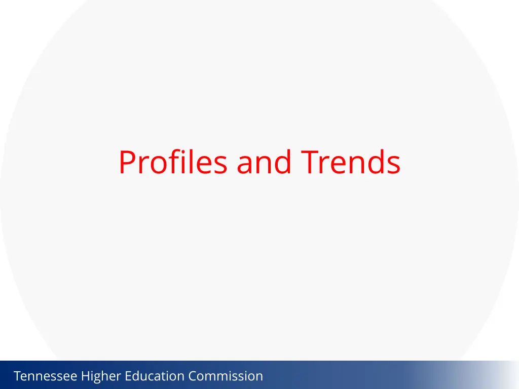 profiles and trends