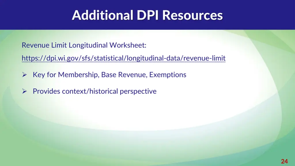 additional dpi resources