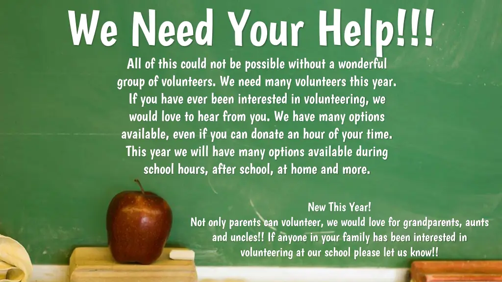 we need your help all of this could