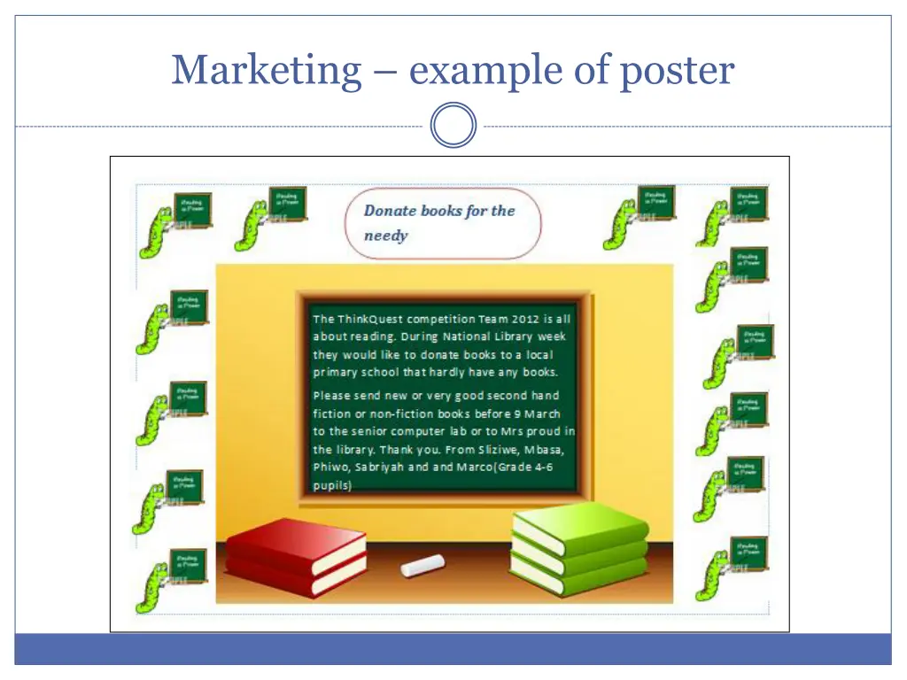 marketing example of poster 2