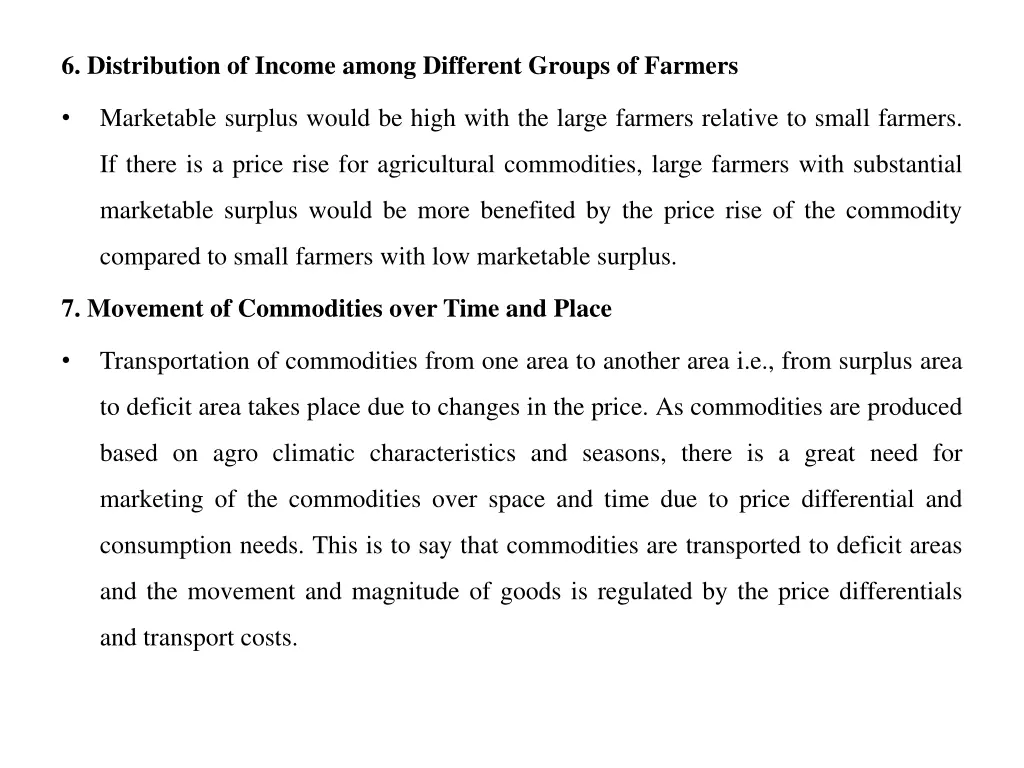 6 distribution of income among different groups