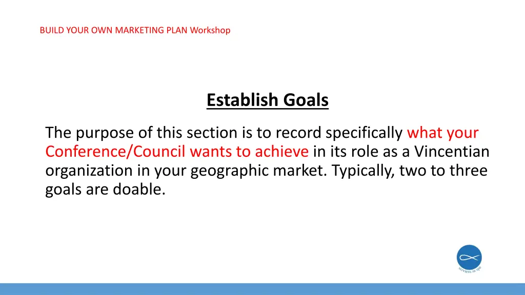 build your own marketing plan workshop 2