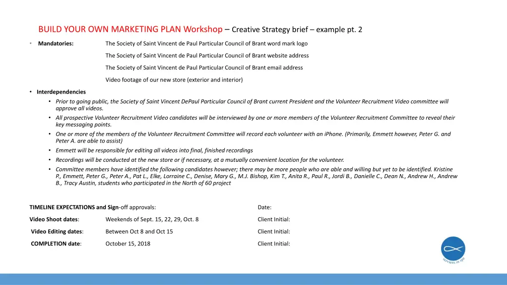 build your own marketing plan workshop creative 1