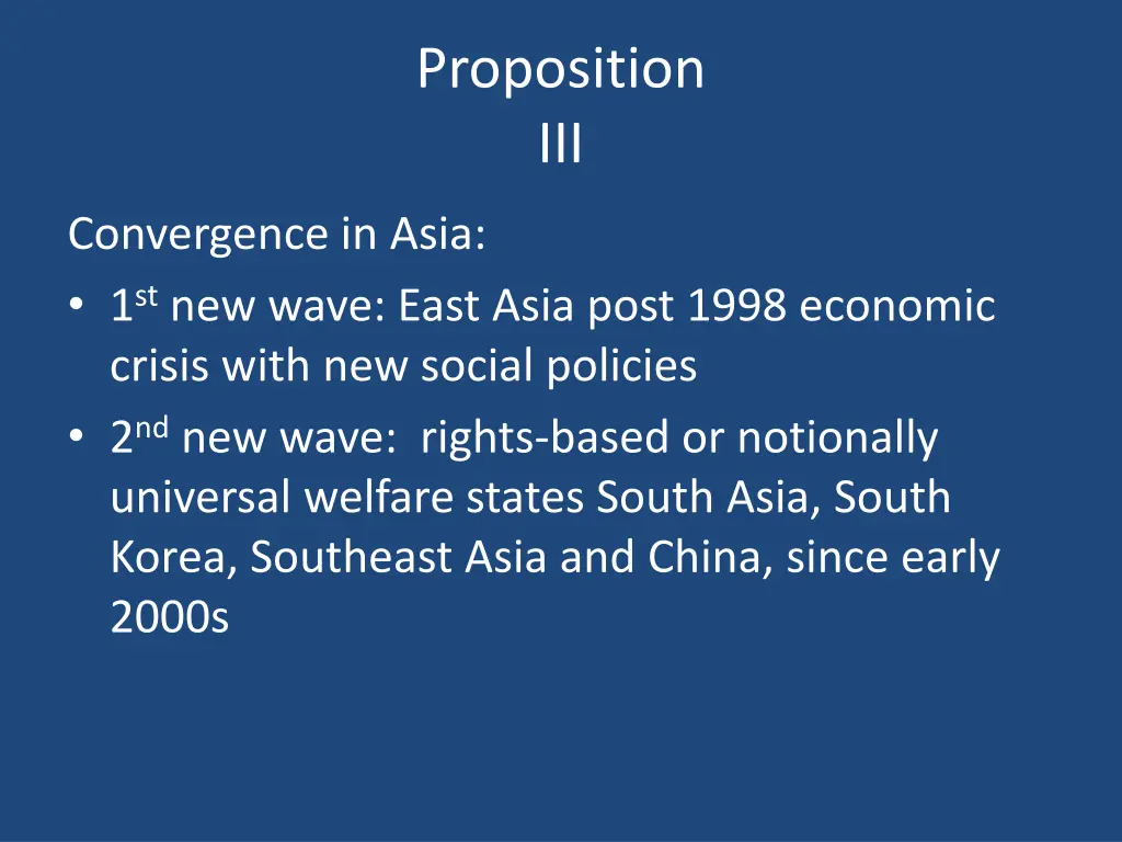 proposition iii