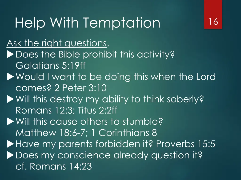 help with temptation 4