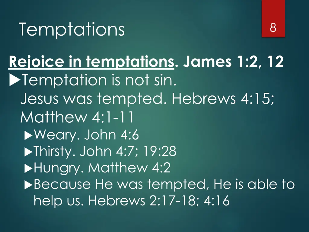 temptations