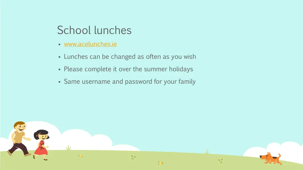 school lunches