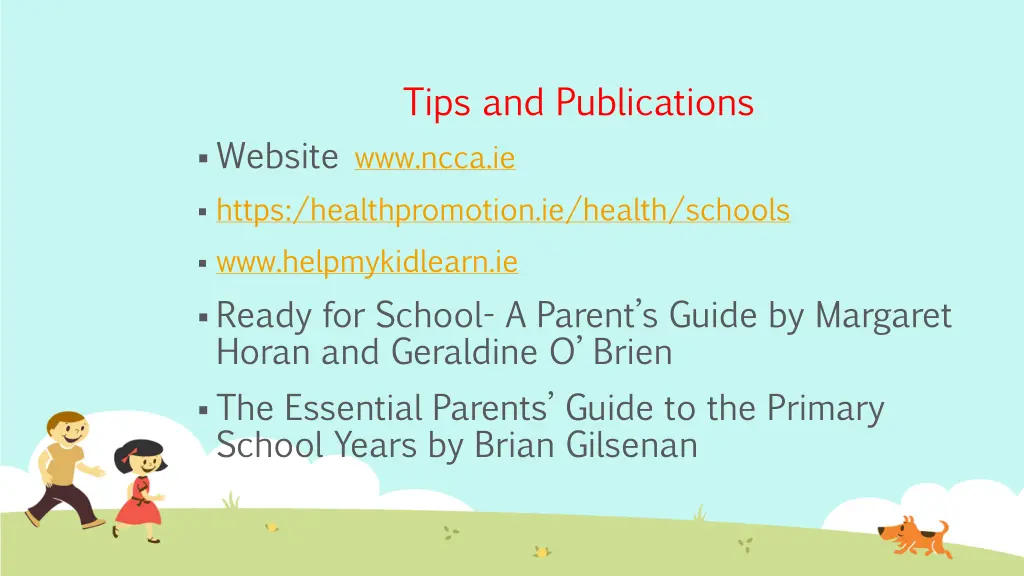 tips and publications