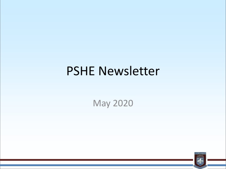 pshe newsletter