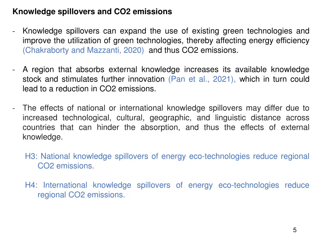 knowledge spillovers and co2 emissions
