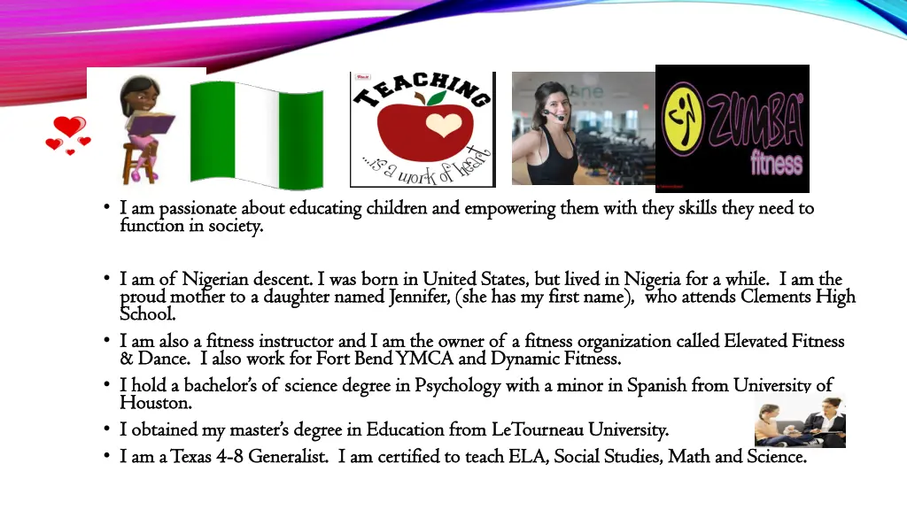 i am passionate about educating children