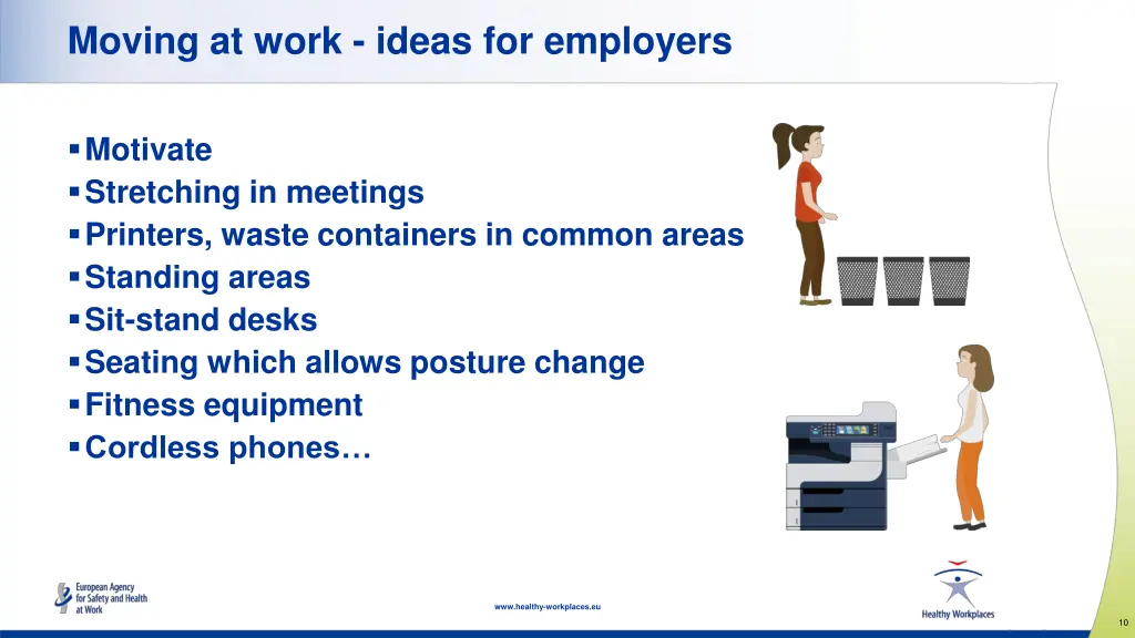 moving at work ideas for employers