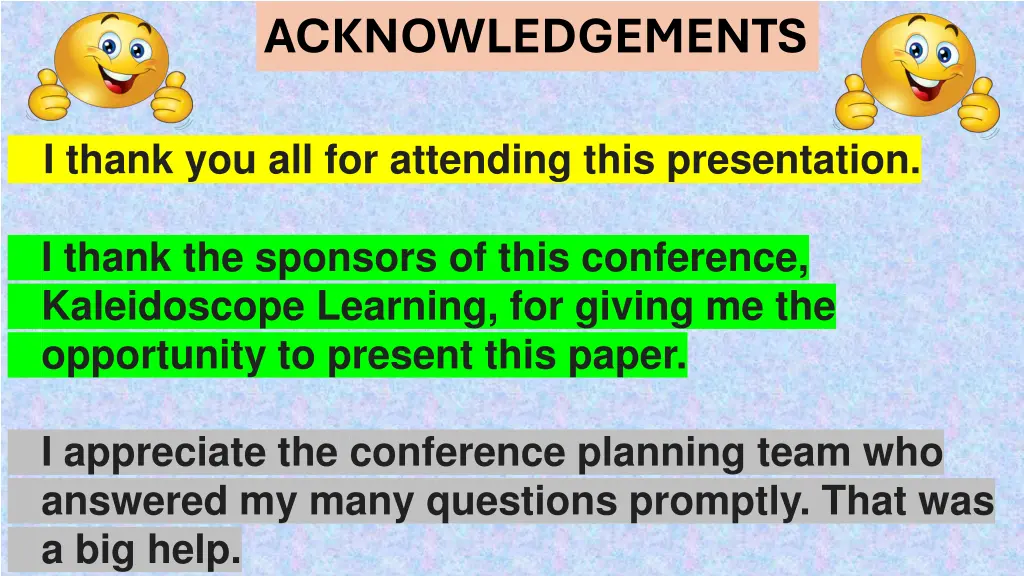 acknowledgements