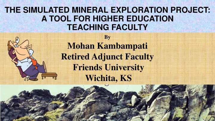 the simulated mineral exploration project a tool