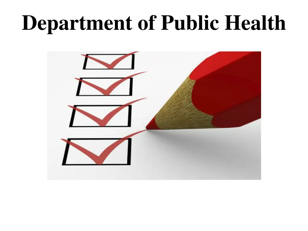 department of public health