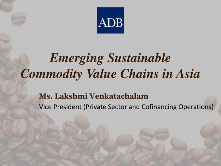 emerging sustainable commodity value chains