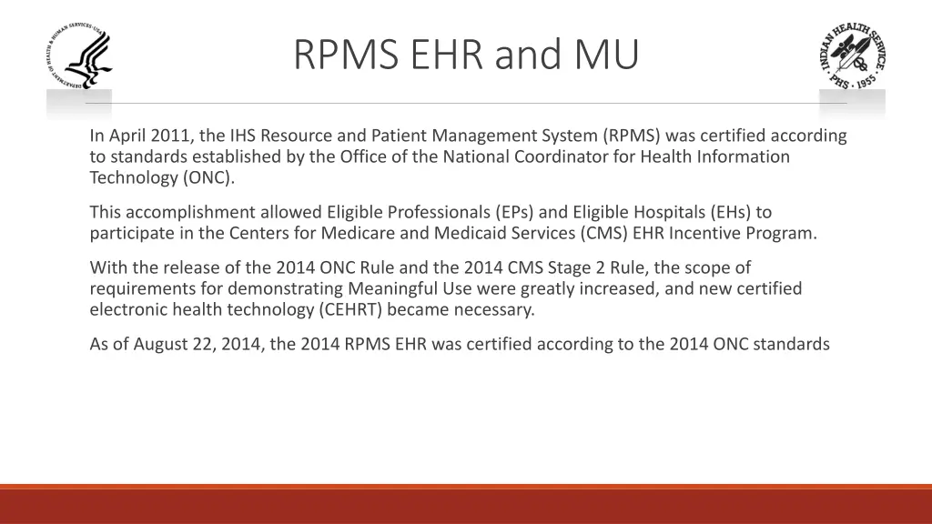 rpms ehr and mu