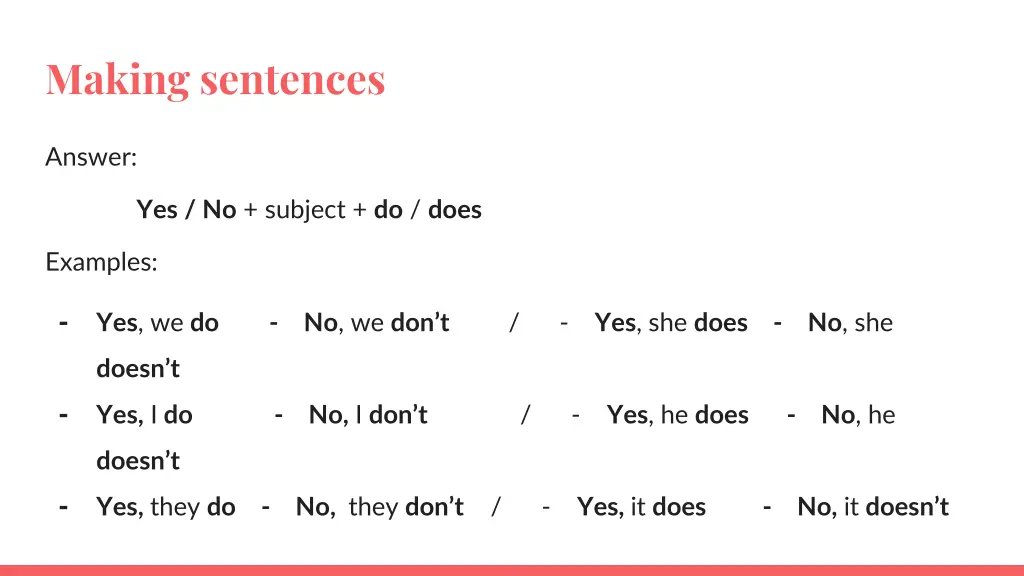 making sentences 3