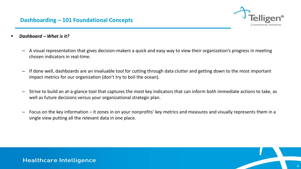dashboarding 101 foundational concepts