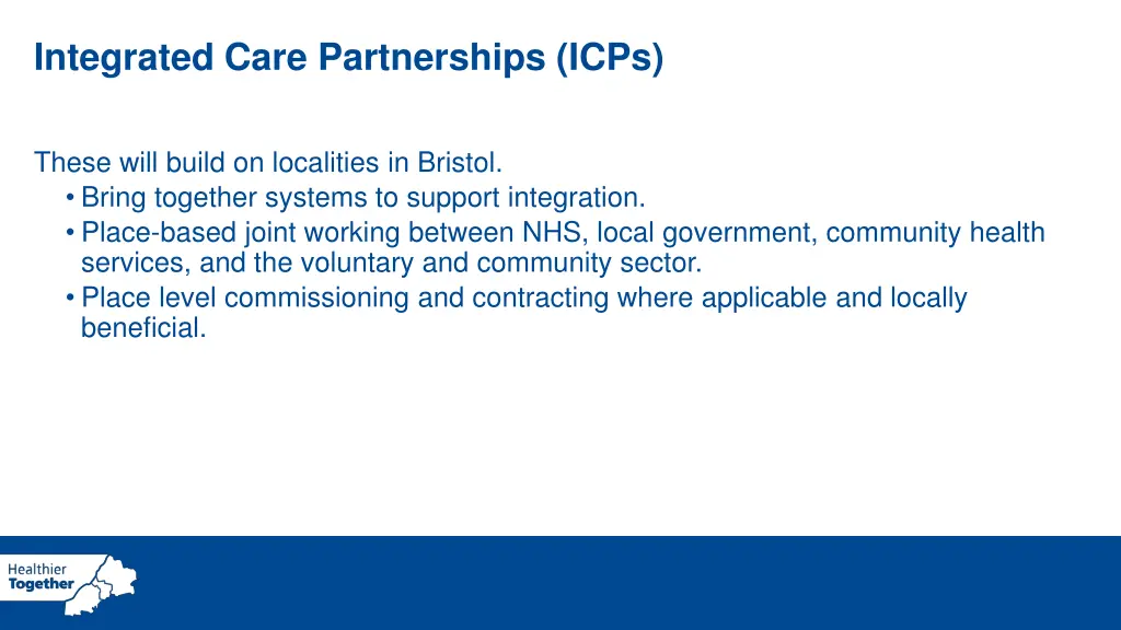integrated care partnerships icps