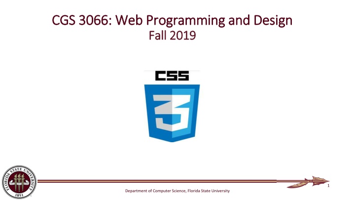 cgs 3066 web programming and design cgs 3066