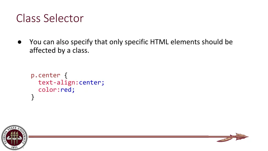 class selector 1