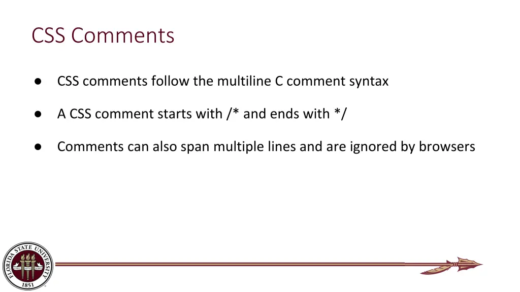 css comments