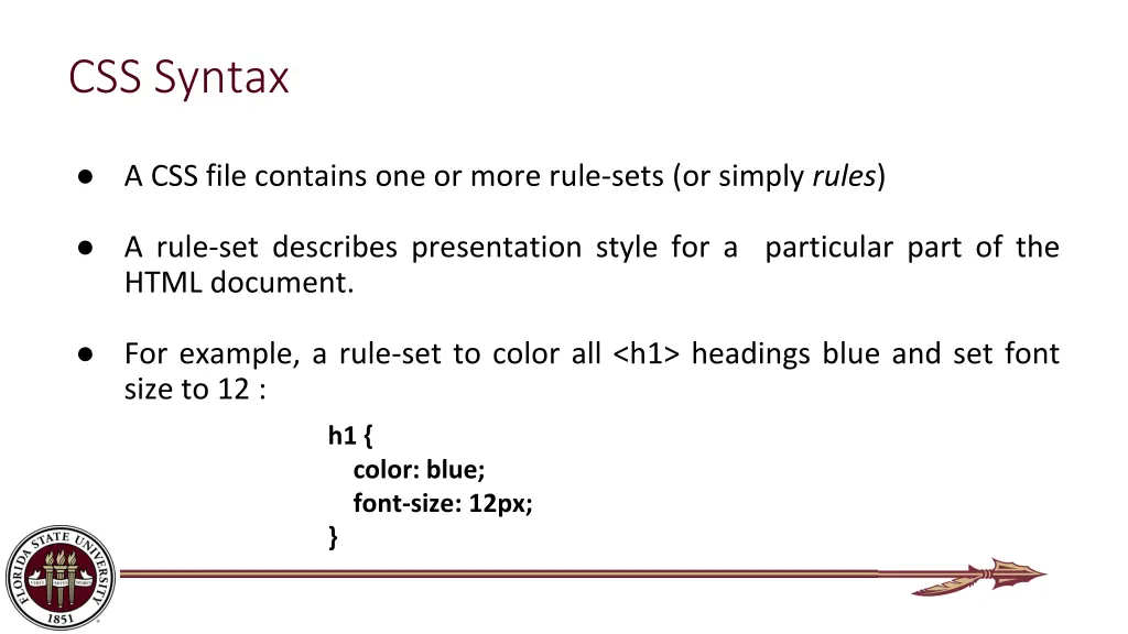 css syntax