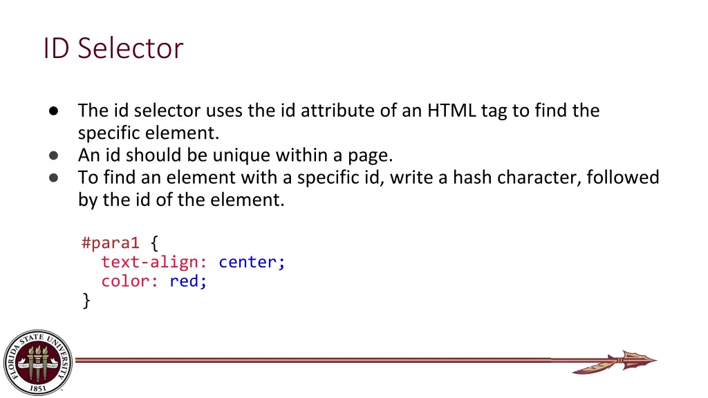 id selector