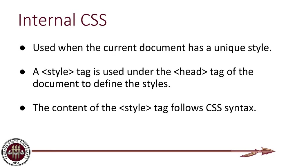 internal css