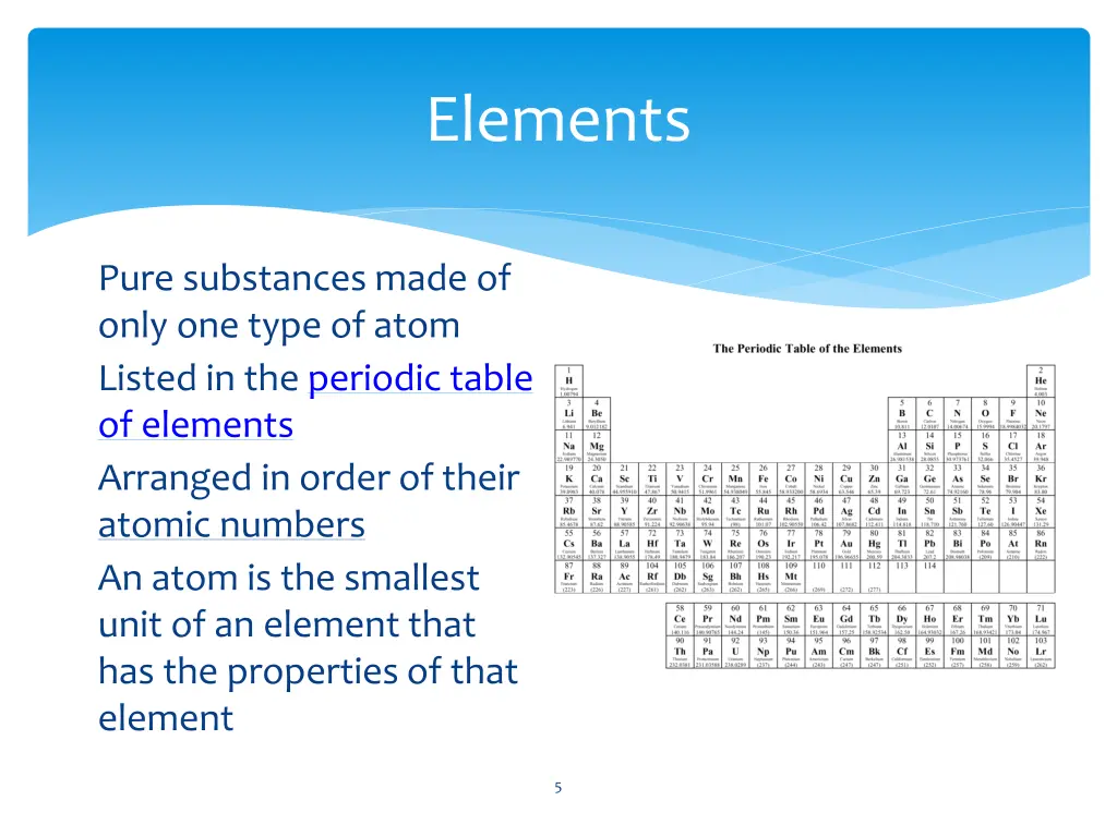 elements