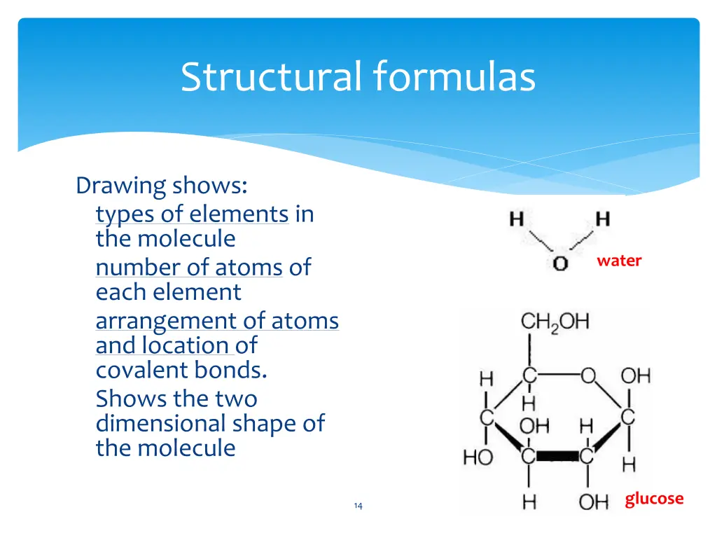 structural formulas