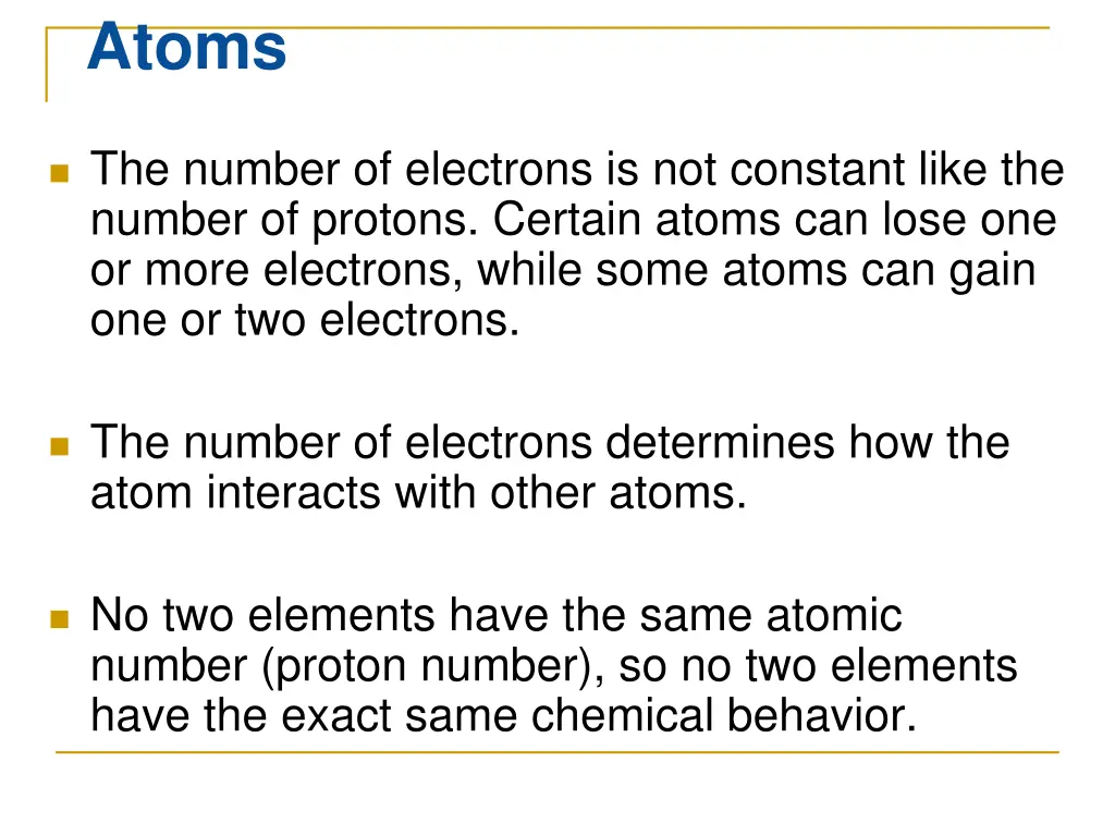 atoms 5