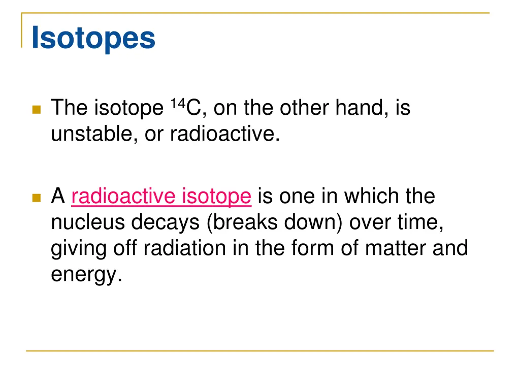 isotopes 2