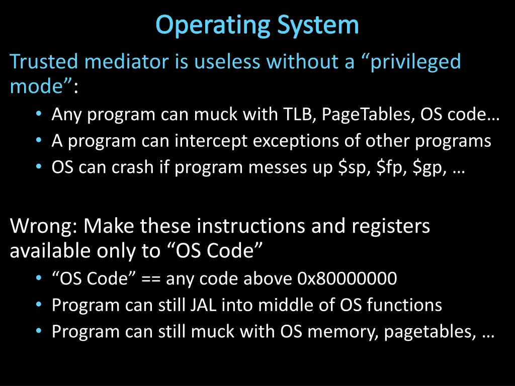 operating system 1