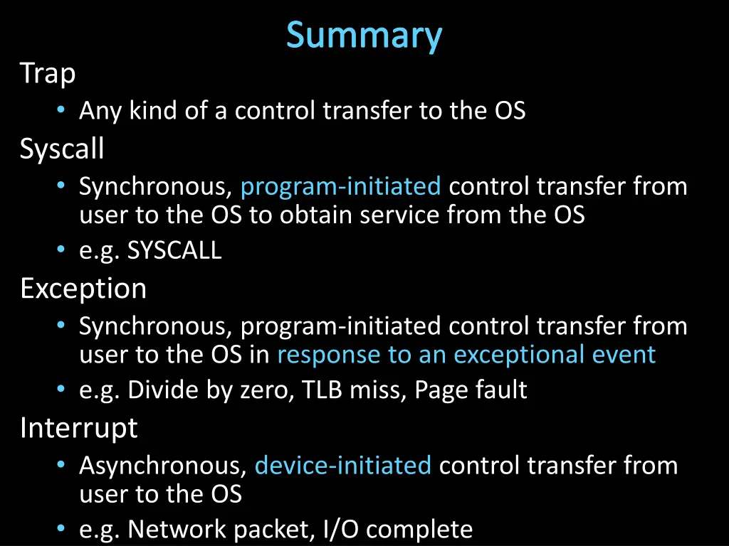 summary