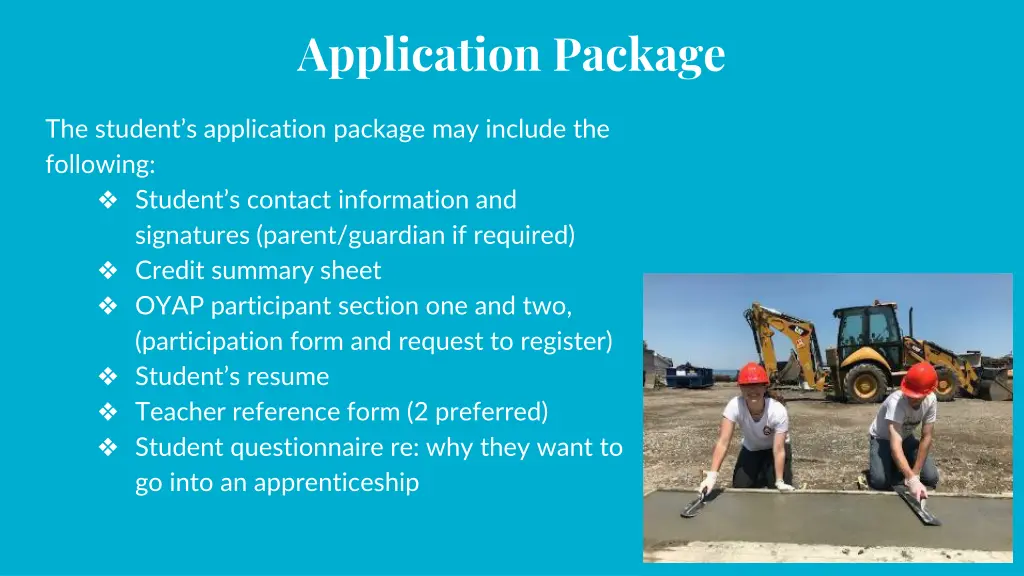 application package