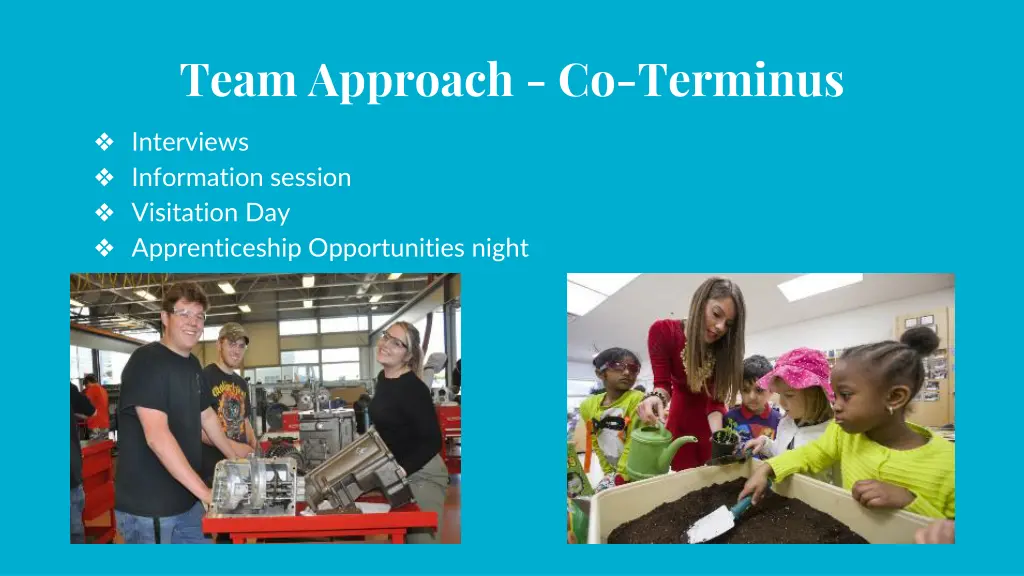 team approach co terminus