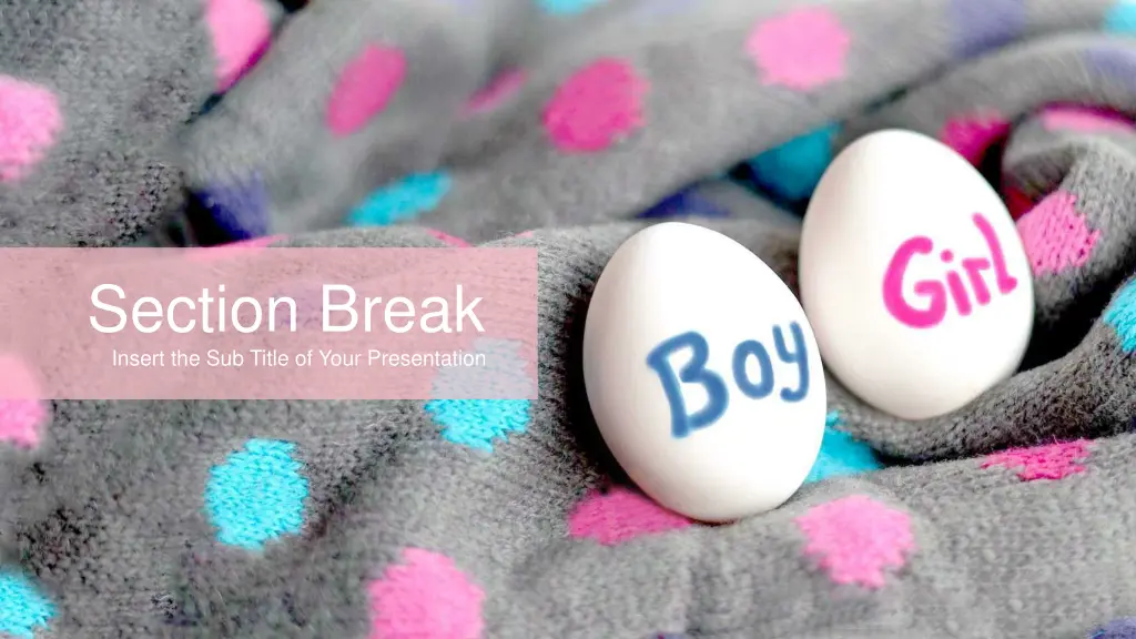 section break insert the sub title of your