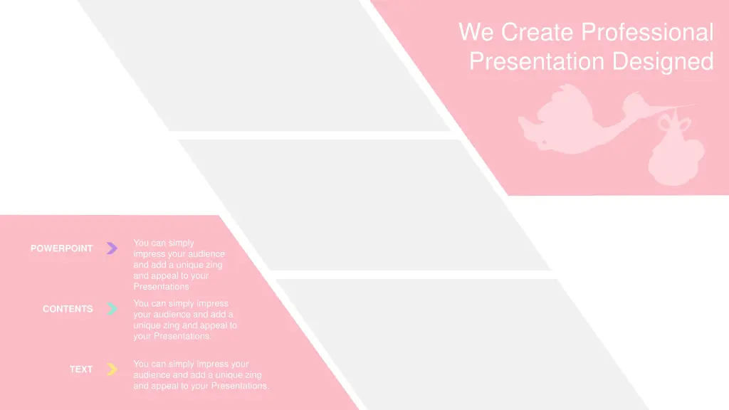 we create professional presentation designed