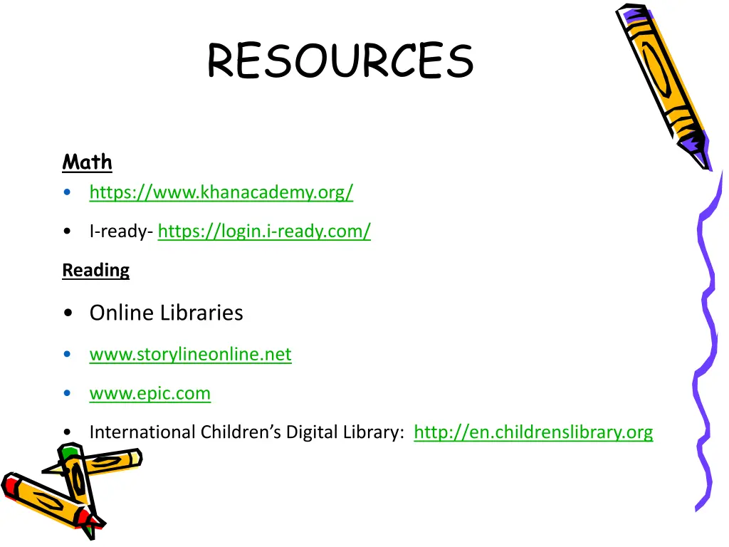 resources