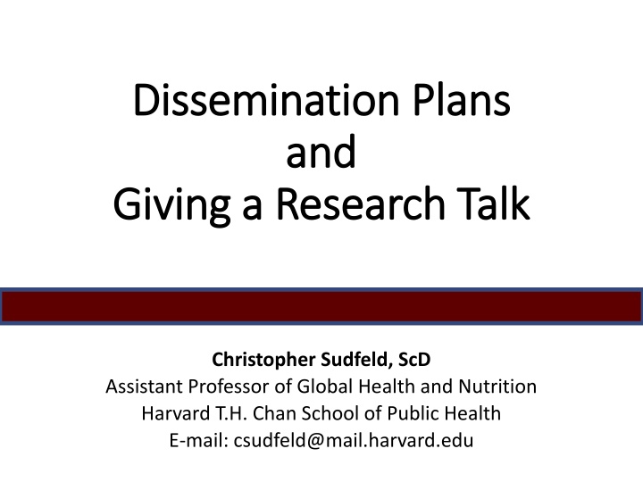 dissemination plans dissemination plans