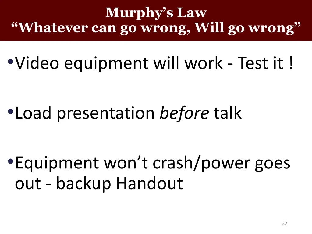 murphy s law