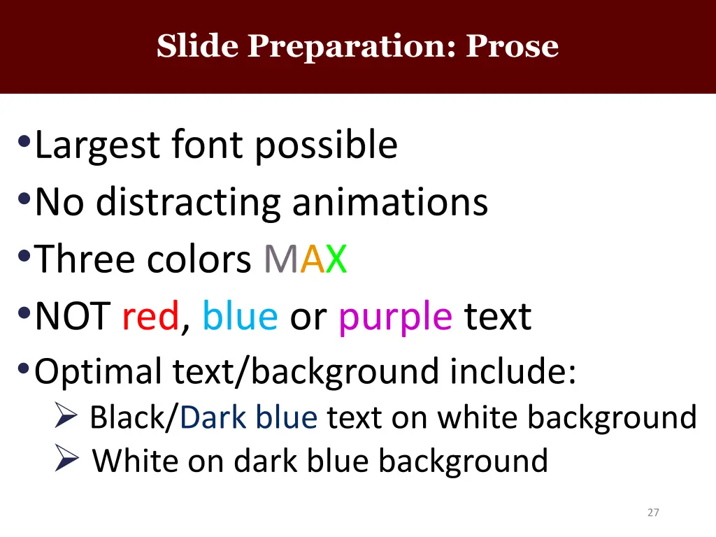 slide preparation prose 1