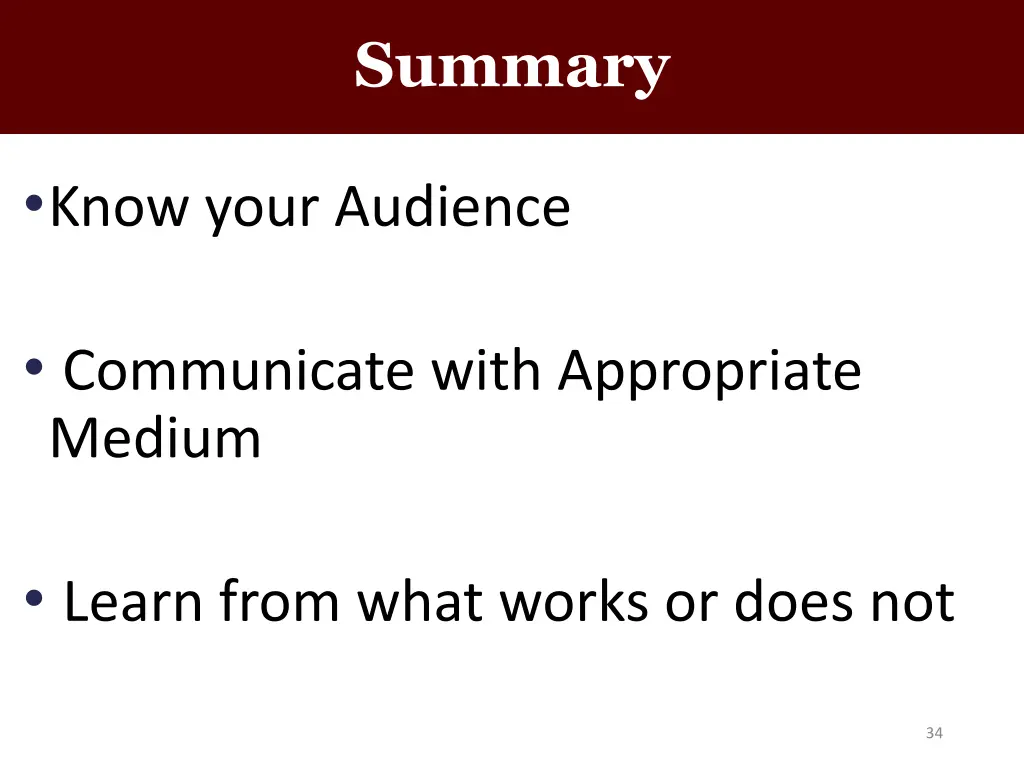 summary