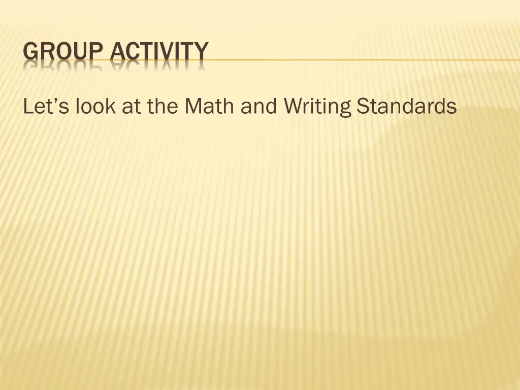 group activity