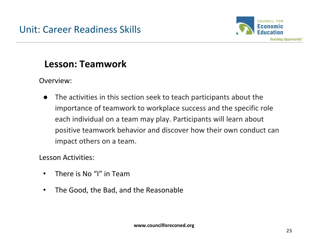 unit career readiness skills 11