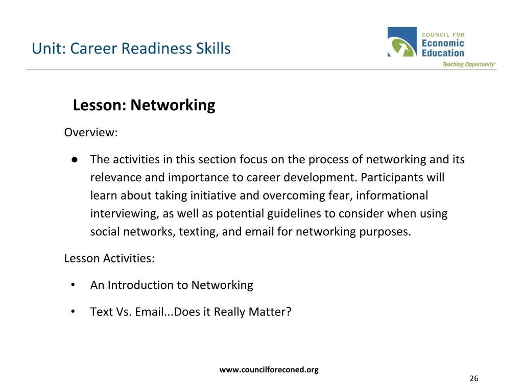 unit career readiness skills 14