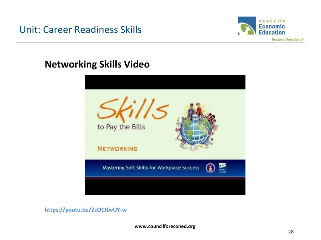 unit career readiness skills 16