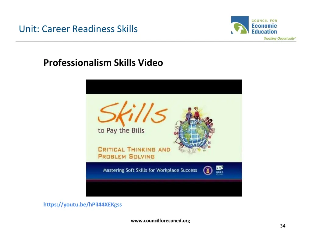 unit career readiness skills 22